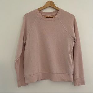 DIVIDED H&M Basic Women’s Sweatshirt Crew Neck Blush Pink Size M